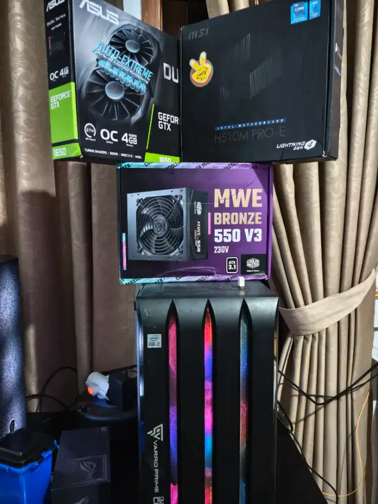 PC komputer GTX 1650 i511400f