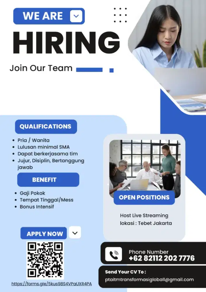 Di butuhkan host live