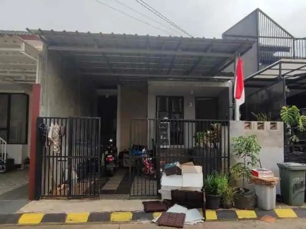 dijual rumah murah harga dibawah pasaran di perumahan permata cimanggis cluster kristal, kel. ciampeun, kec. tapos, kota depok