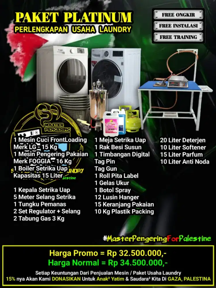 PAKET USAHA LAUNDRY MURAH|MESIN CUCI|MESIN PENGERING