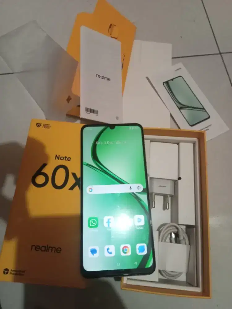 Realme note 60 ram 4 rom 64 fulset
