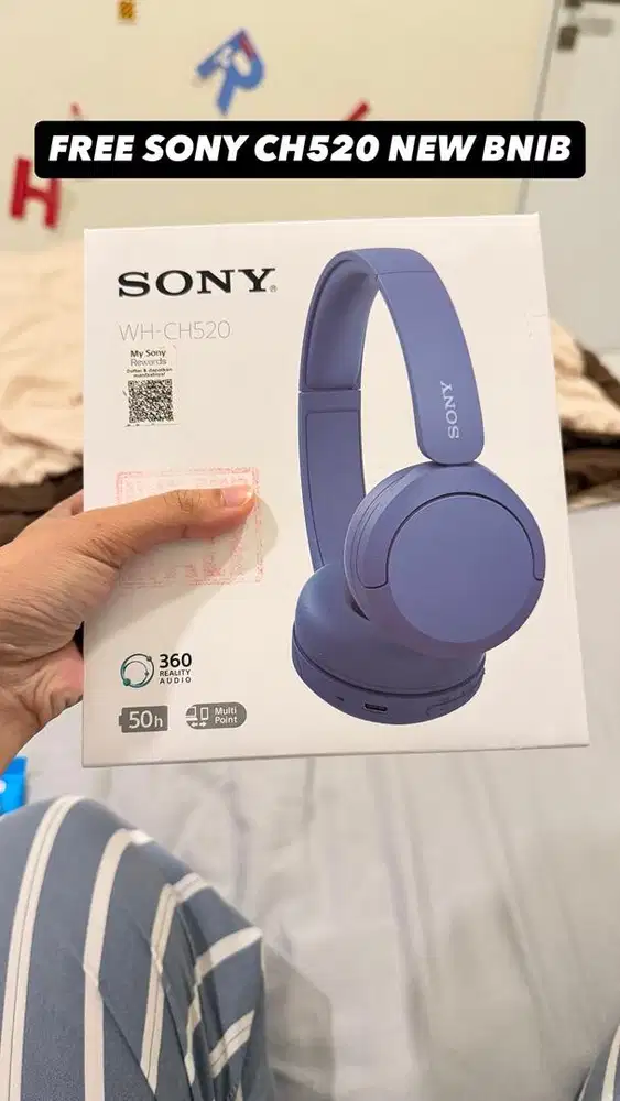 BARU BNIB SONY HEADPHONE CH520