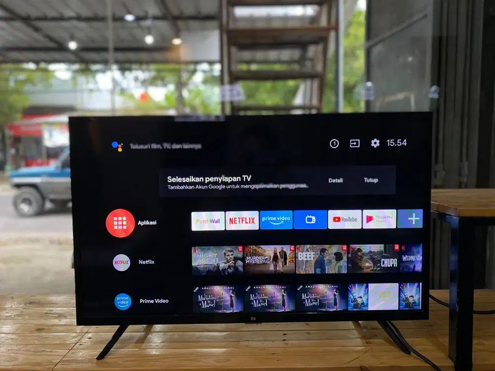 TV LED Android TV MI TV 32Inch Youtube netflix vidio normal No minus