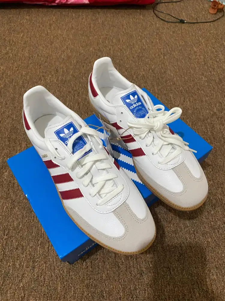 Adidas Samba OG Burgundy Baru Resmi