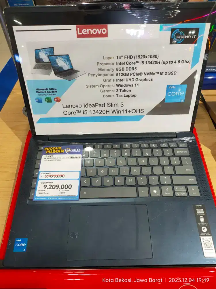 LENOVO IDEAPAD SLIM 3 / ACER/HP/LENOVO/MSI/ADVAN/ZYREX