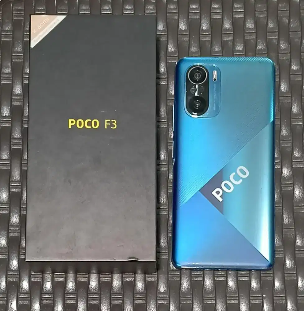 POCO F3 RAM 8+8/256 FULLSET MULUS BERGARANSI