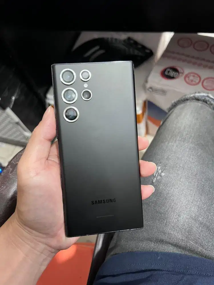 Samsung s22 ultra 2/256 resmi fullset mulus baterai awet harga net aja