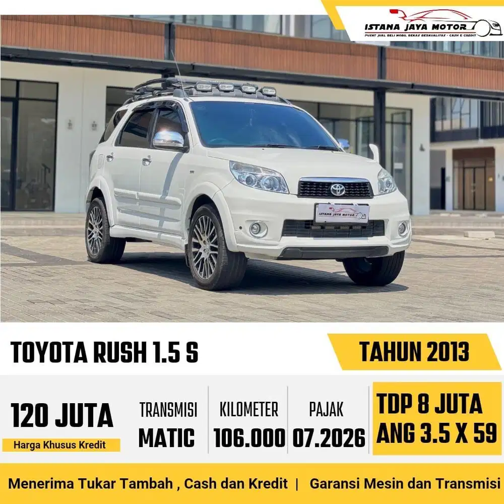 GOOD CONDITION Toyota Rush S 1.5 AT 2013 Putih