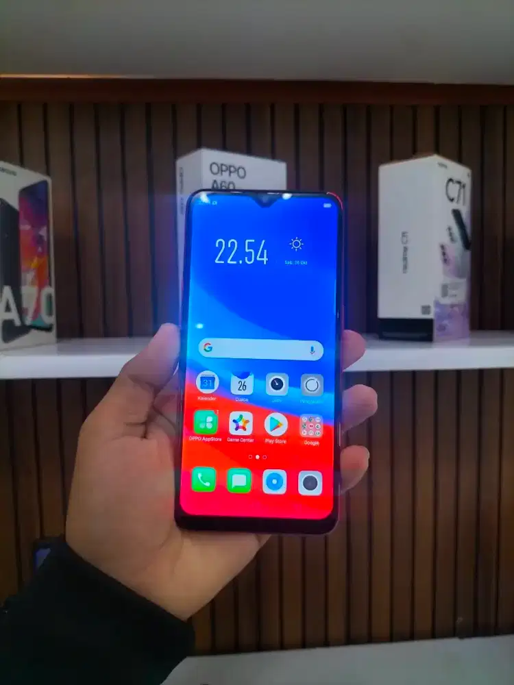 Oppo F9 4/64 | Unit Only | ORI Resmi | Fingerprint Off l