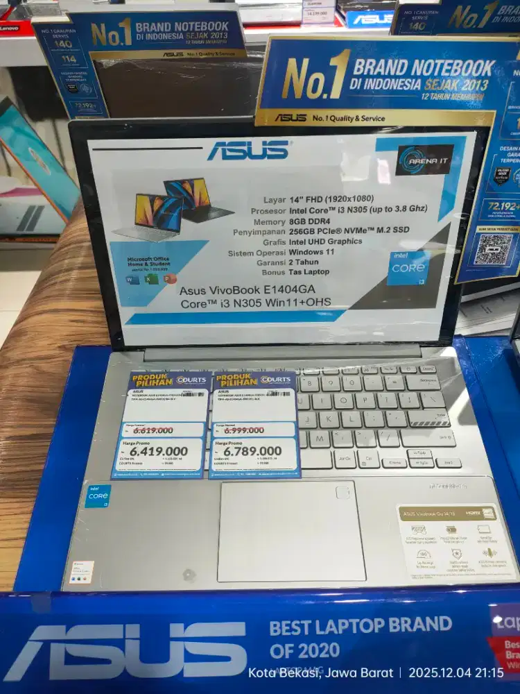 ASUS E1404GA / ACER/HP/LENOVO/MSI/ADVAN/ZYREX