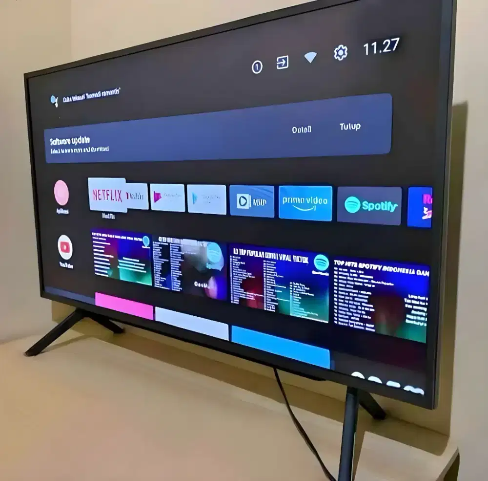 TV Led 32 in Android + Digital bisa youtube, netflix dll + sdh Digital