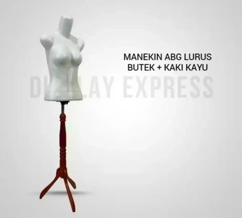 Manekin kayu lurus