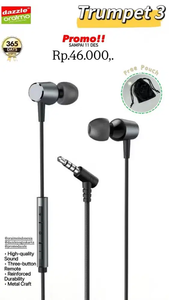 Headset Cable Oraimo OEP-E40