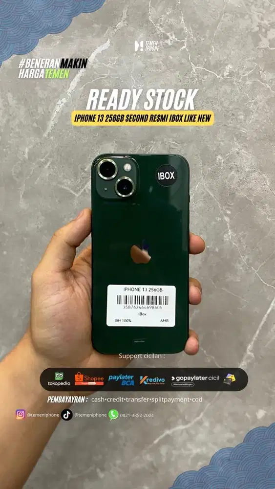 iPhone 13 256gb Resmi iBox