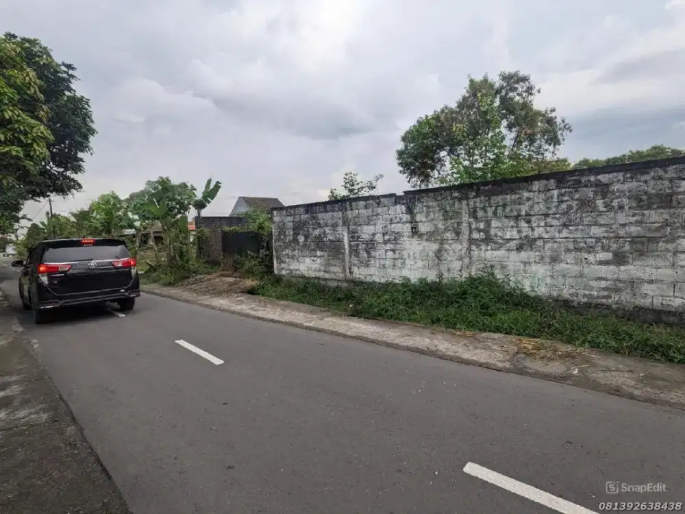 Depan KUA Ngaglik Tanah Cantik View Sawah & Gn. Merapi Dekat Jl. Damai