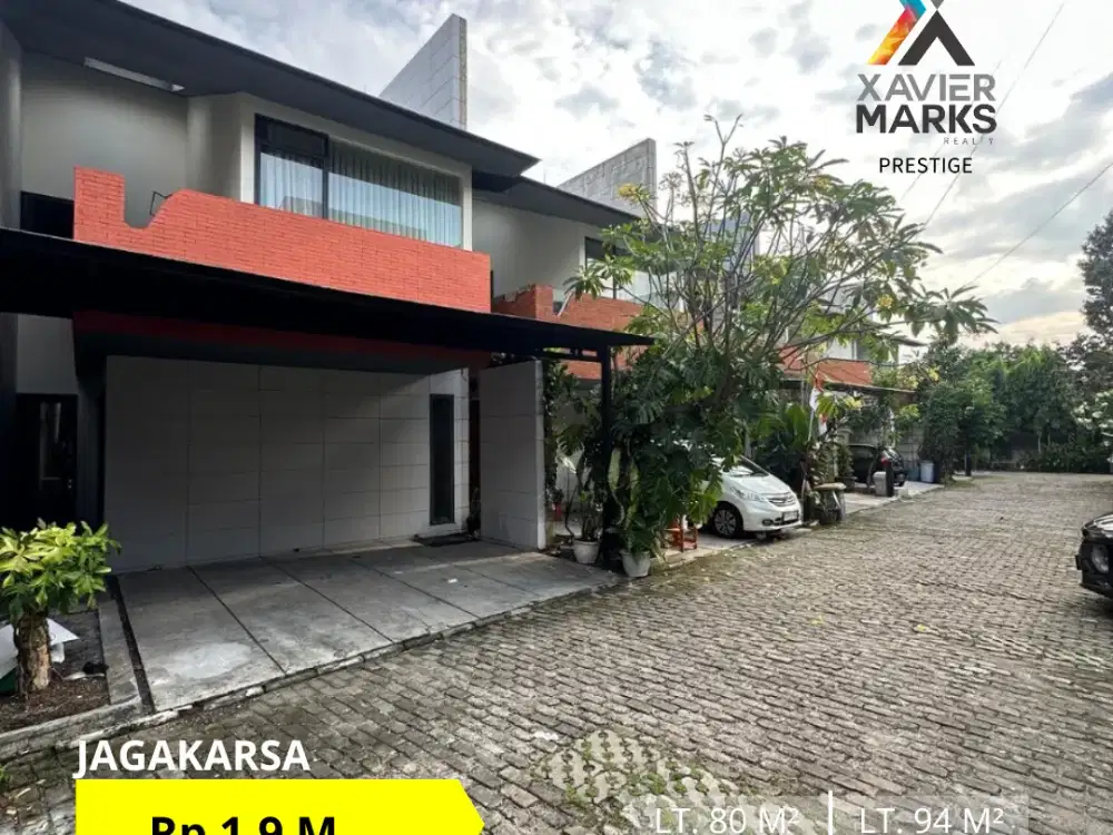UPDATE TURUN HARGA DIJUAL RUMAH DALAM TOWNHOUSE DI JAGAKARSA JAKARTA SELATAN