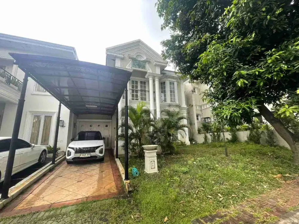 DISEWAKAN Rumah Siap Huni VIRGINIA LAGOON BSD, Posisi Dekat Danau