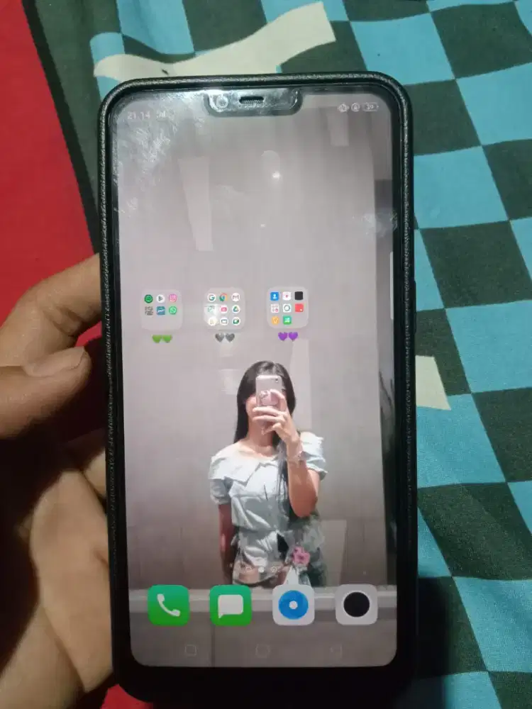 Edisi bantu teman Oppo A3s Ram 3 Mulus no minus