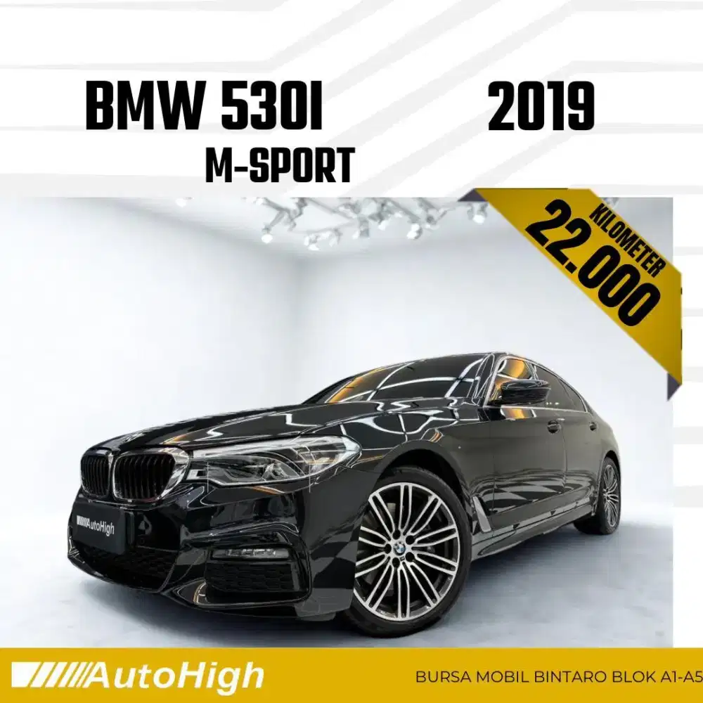 DP10% [Km22.000] 530i M-Sport 2019 Black Reg 2020 #AUTOHIGH