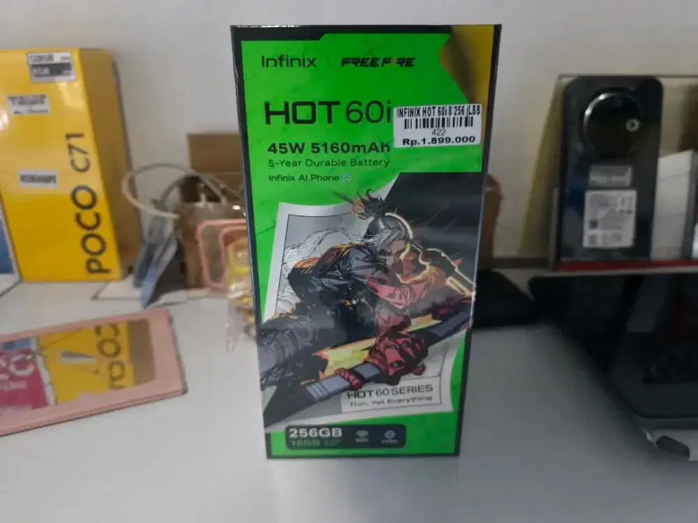 INFINIX HOT 60i RAM 8+8/256GB ATLANTIS DAHSYAT