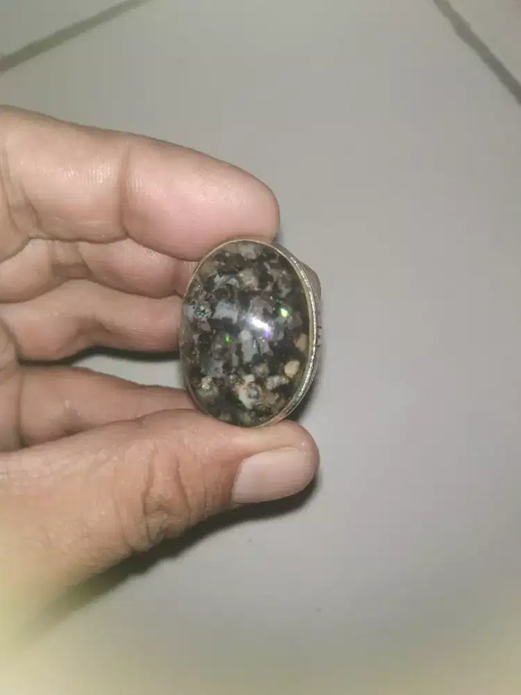 Batu Kalimaya black opal boulder