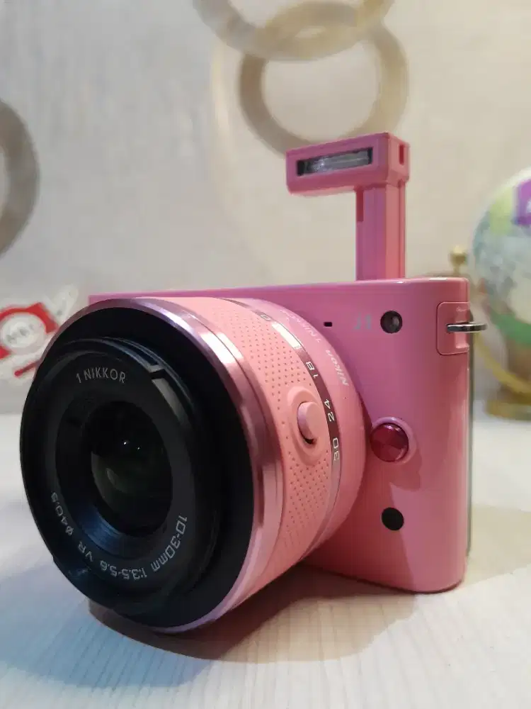 NIKON J1 KIT 10 30 PINK EDITION LIKE NEW BERGARANSI