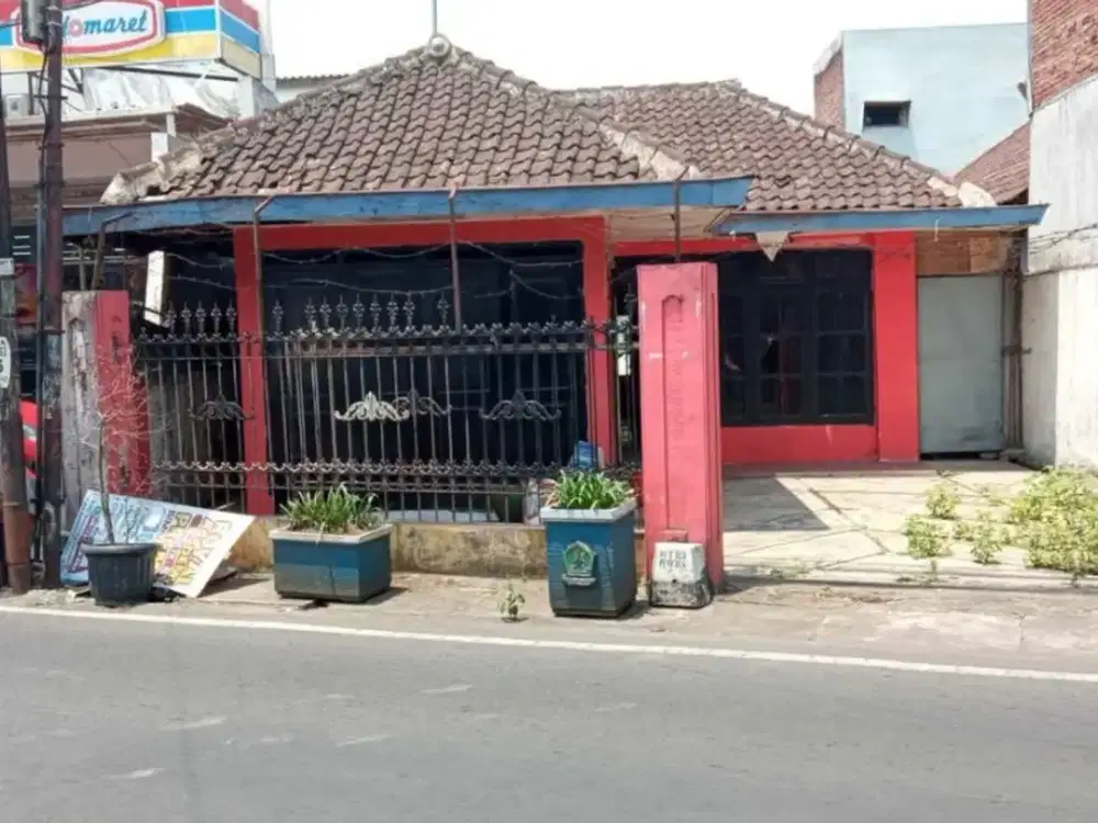 Rumah Lama Hitung Tanah Pinggir Jalan Taman Merjosari Cocok Buat Kos kosan