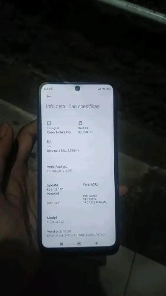 redmi note 9 pro 8+3/128