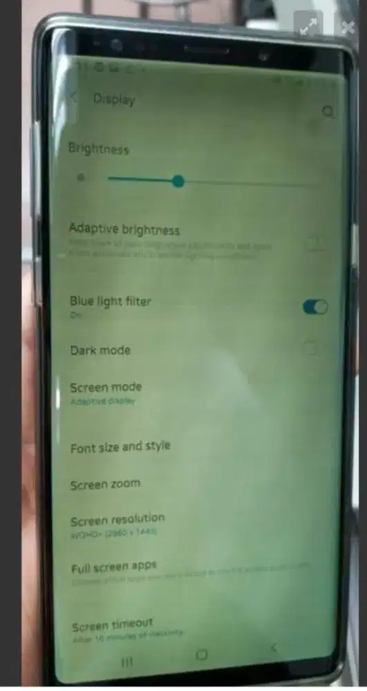 Murah hp Samsung Note 10 8/256 normal semua cuma layar agak hijau