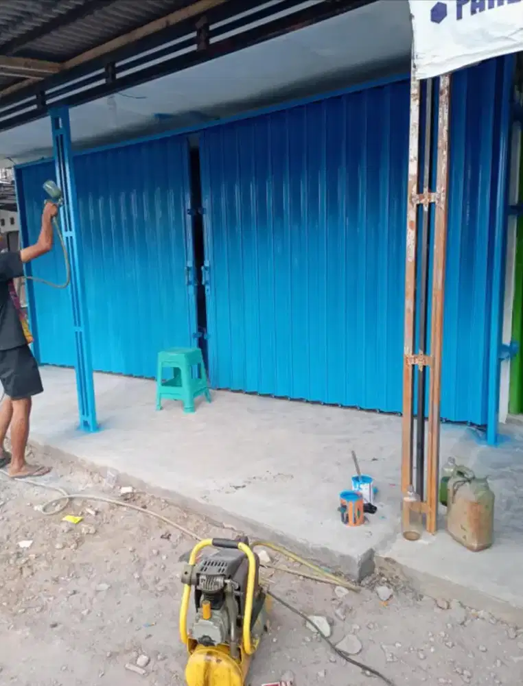 Folding gate pintu ruko