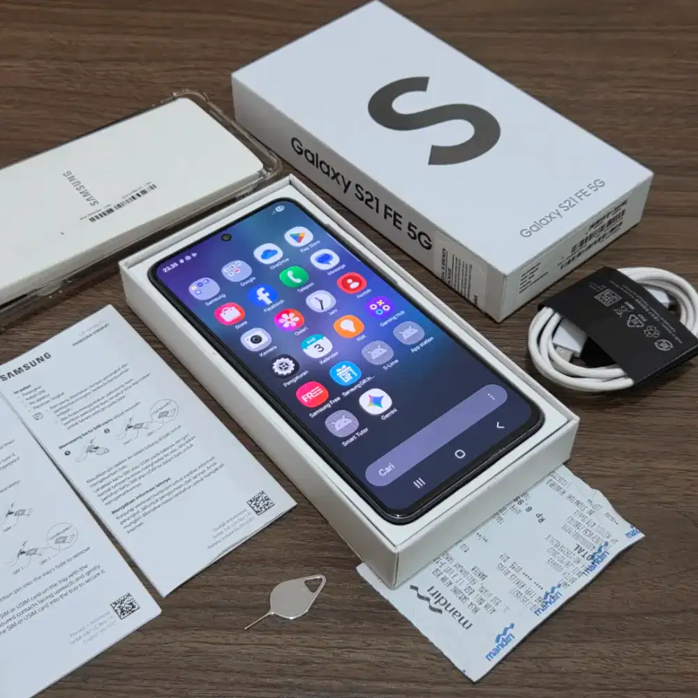 Samsung S21 FE 5G SEIN 256gb Graphite
Lengkap Ori Bagus