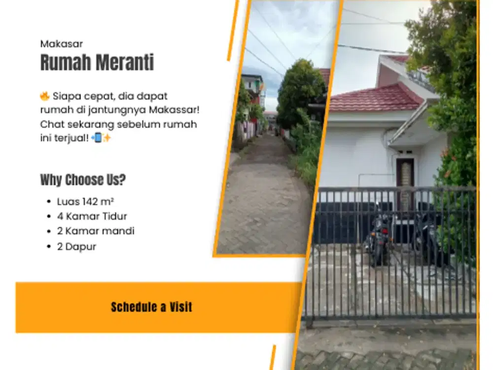 STOP SCROLLING! RUMAH 4 KAMAR HARGA TERMURAH DI SEGMENT LT 142M²!