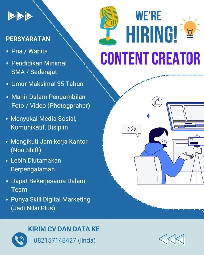 URGENTLY NEEDED ! CONTENT CREATOR & SALES EXECUTIVE !