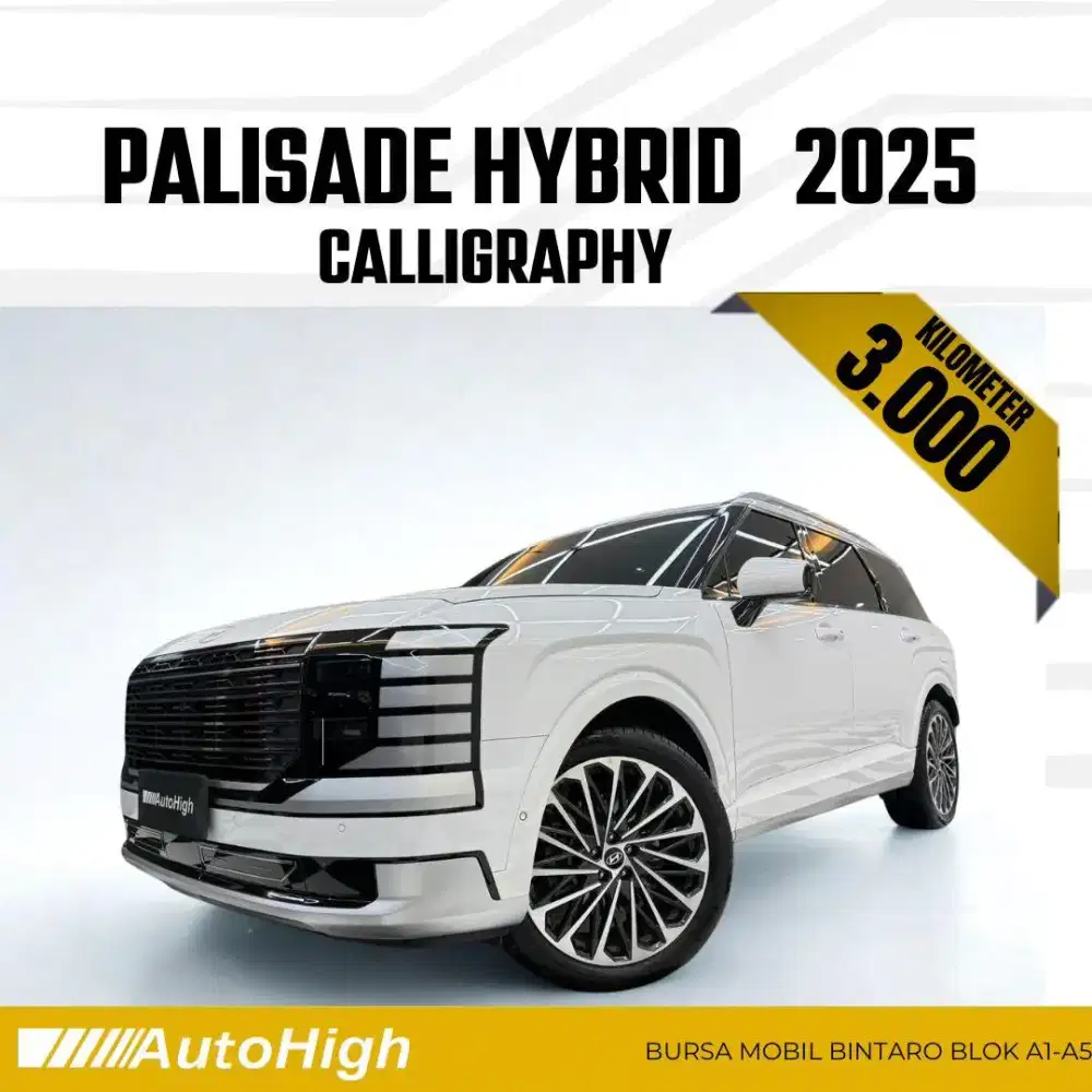 DP10% [Km3.000] Palisade HEV Hybrid Calligraphy 2025 White #AUTOHIGH