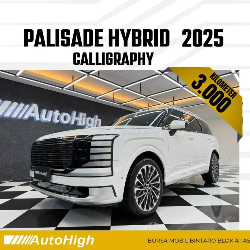 DP10% [Km3.000] Palisade HEV Hybrid Calligraphy 2025 White #AUTOHIGH