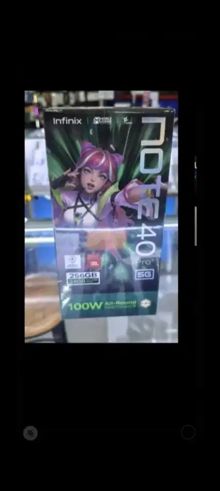 Infinix note 40 pro plus 5G ram 12gb layar lengkung wireless charger