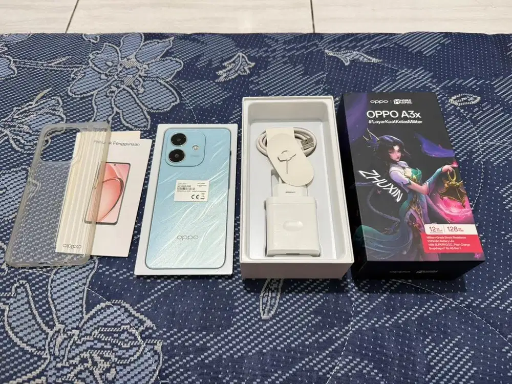 Oppo a3x 6/128gb mulus 1000% like new seperti baru fullset garansi