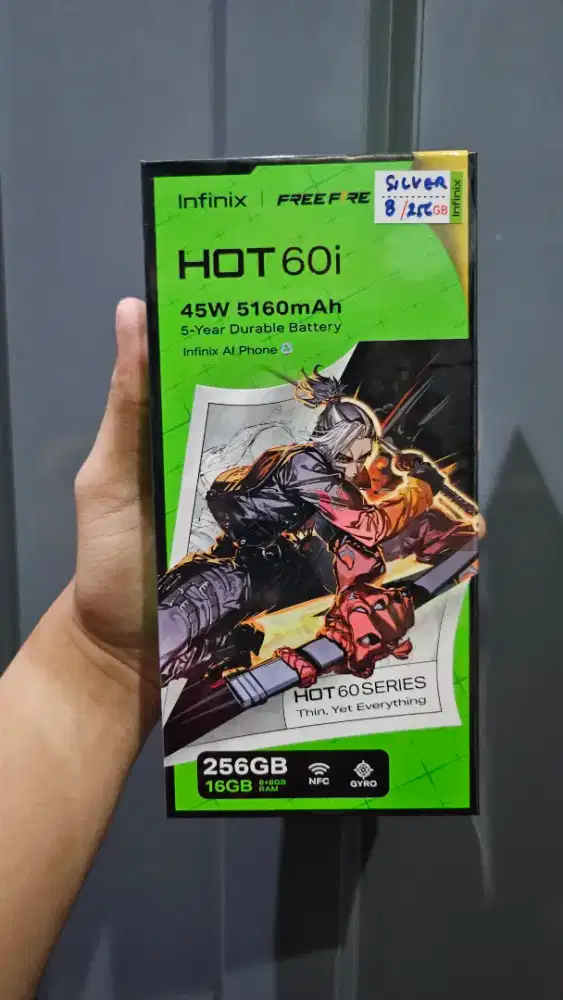 INFINIX HOT 60 I RAM 8/256 GB