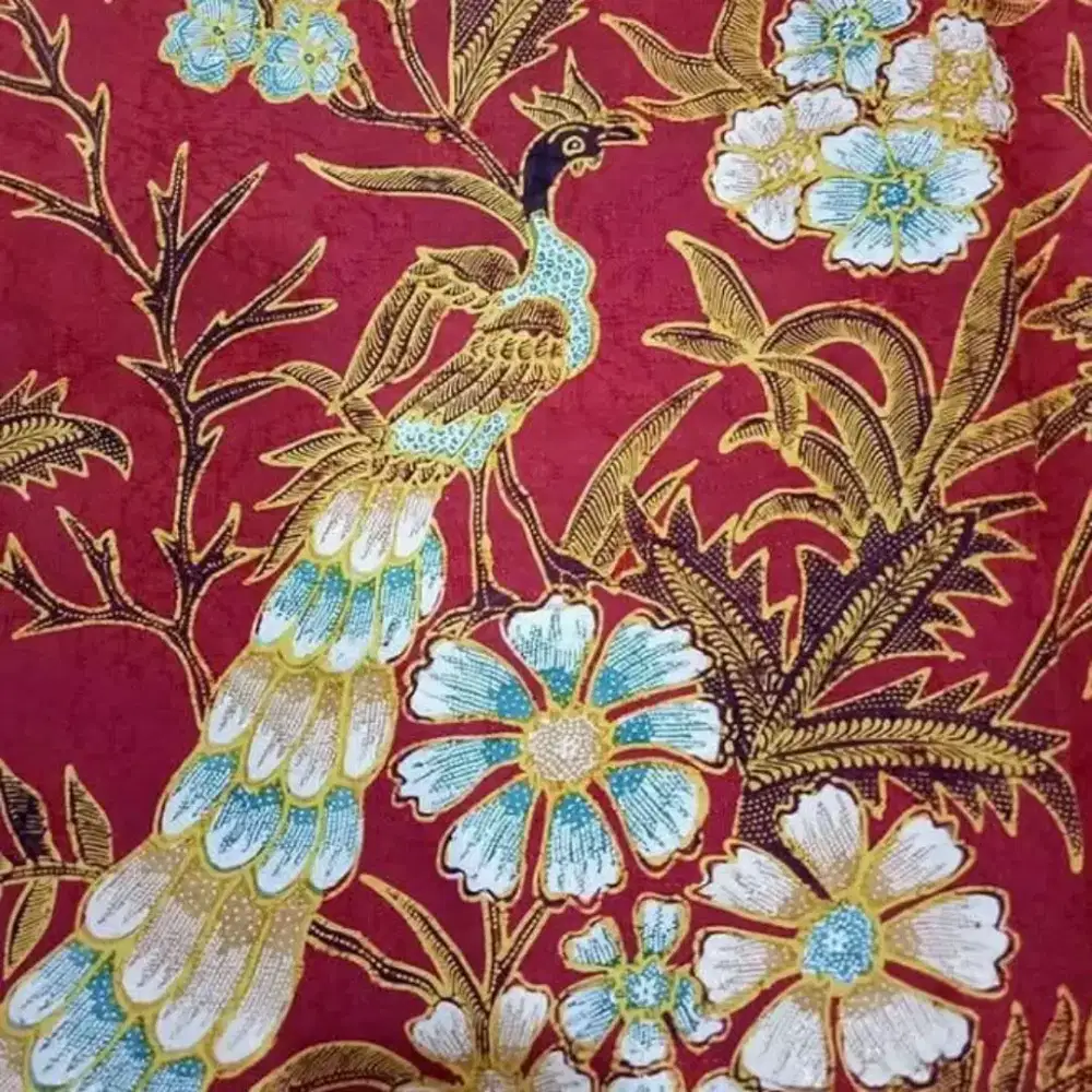 Batik tulis sutera pola kemeja