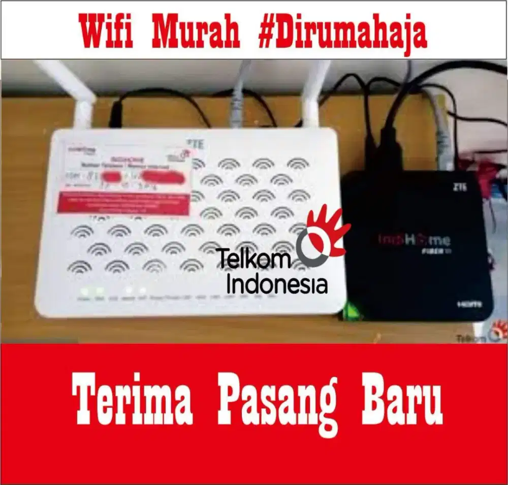 Melayani pasang baru wifi indihome