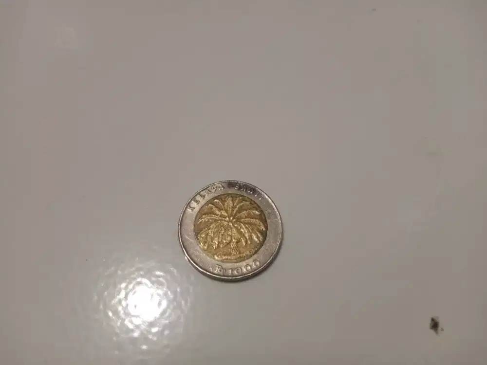 Punya uang kuno 1000  kelapa sawit taun 1996
