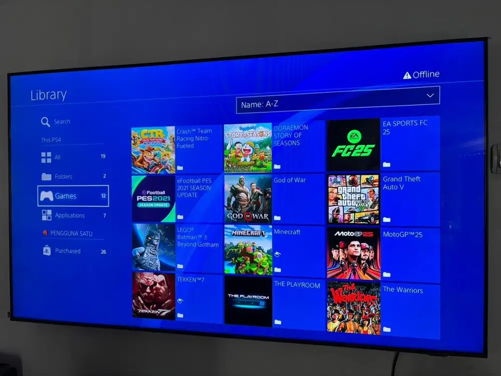 Playstation 4 game clone PES 21 update GTA 5 bisa tanpa internet ps4