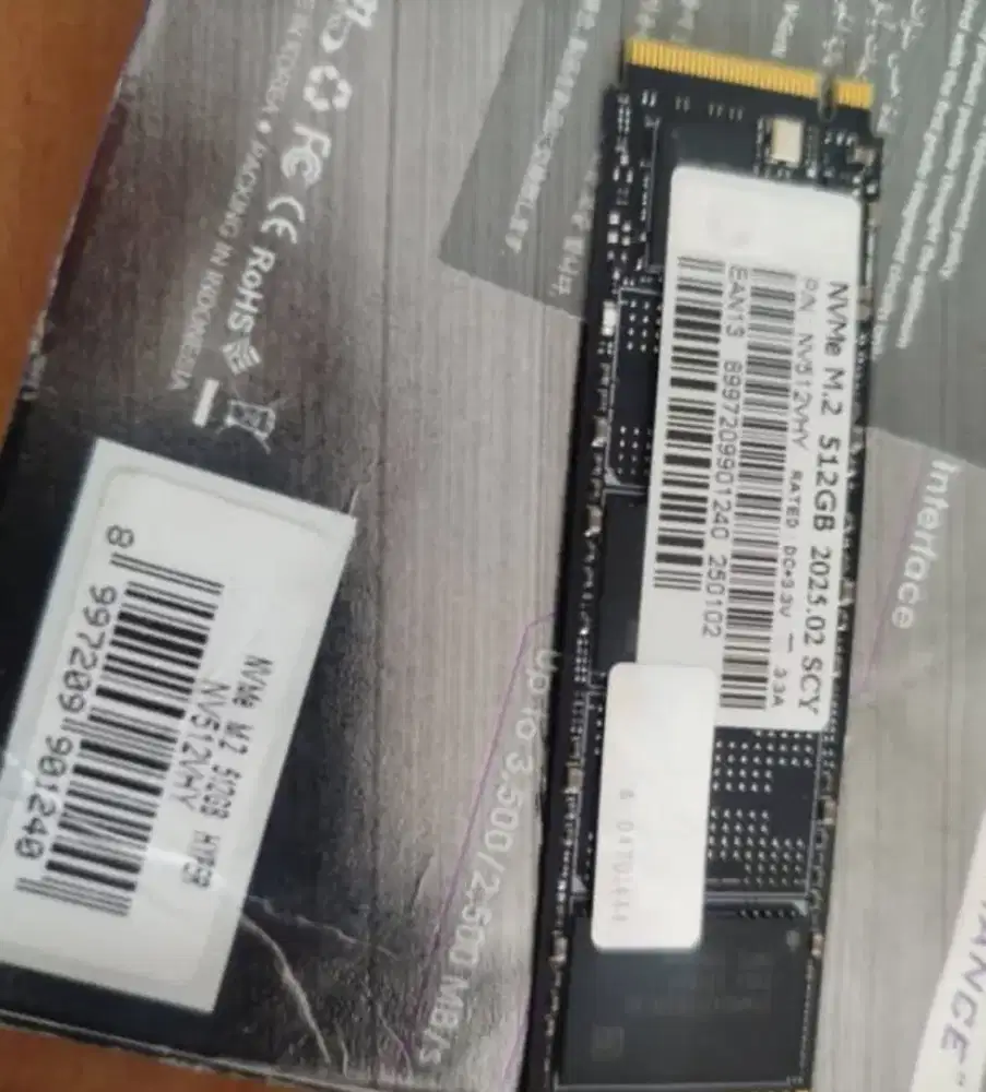 Sed vgen hyper nvme m2 512gb baru