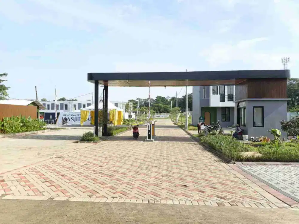 Rumah cluster murah 2 lantai 3 kamar tidur di Cileungsi Bogor KPR Tanpa DP strategis ke pintu tol Narogong dan KOTWIS Cibubur