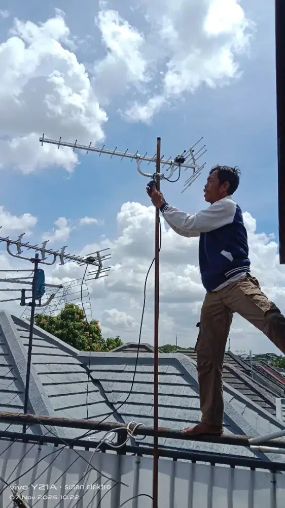 Pemasangan Antenna tv digital, murah saja lagi promo