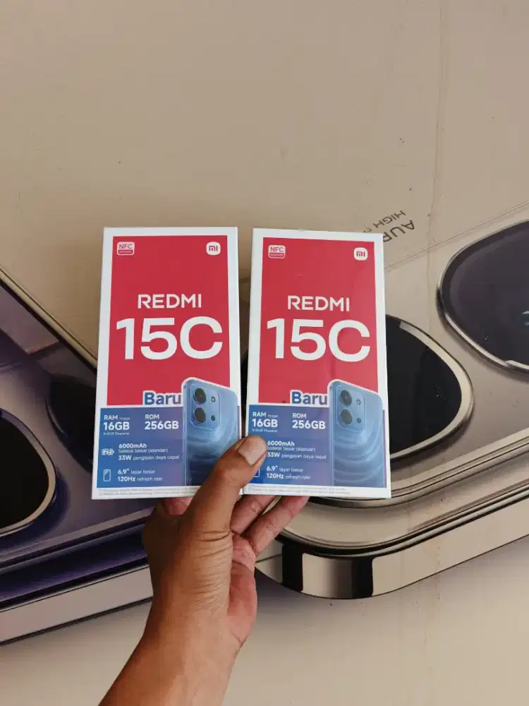 Berminat silahkan WA Xiaomi Redmi 15C NFC 8+8/256 Garansi resmi 15bln
