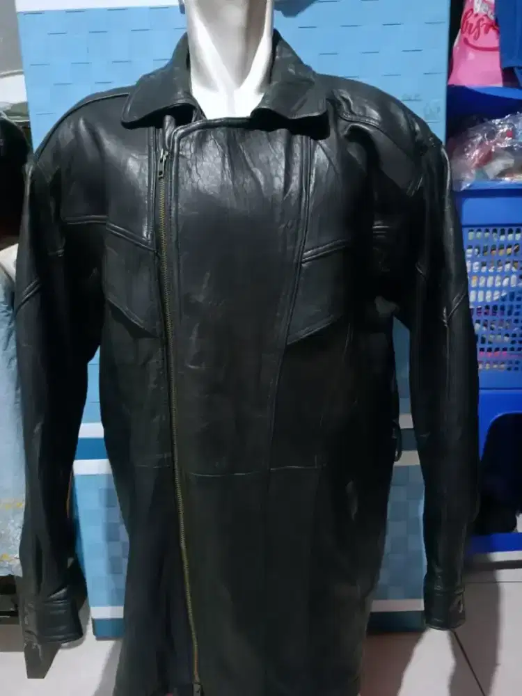 Jaket kulit  asli import