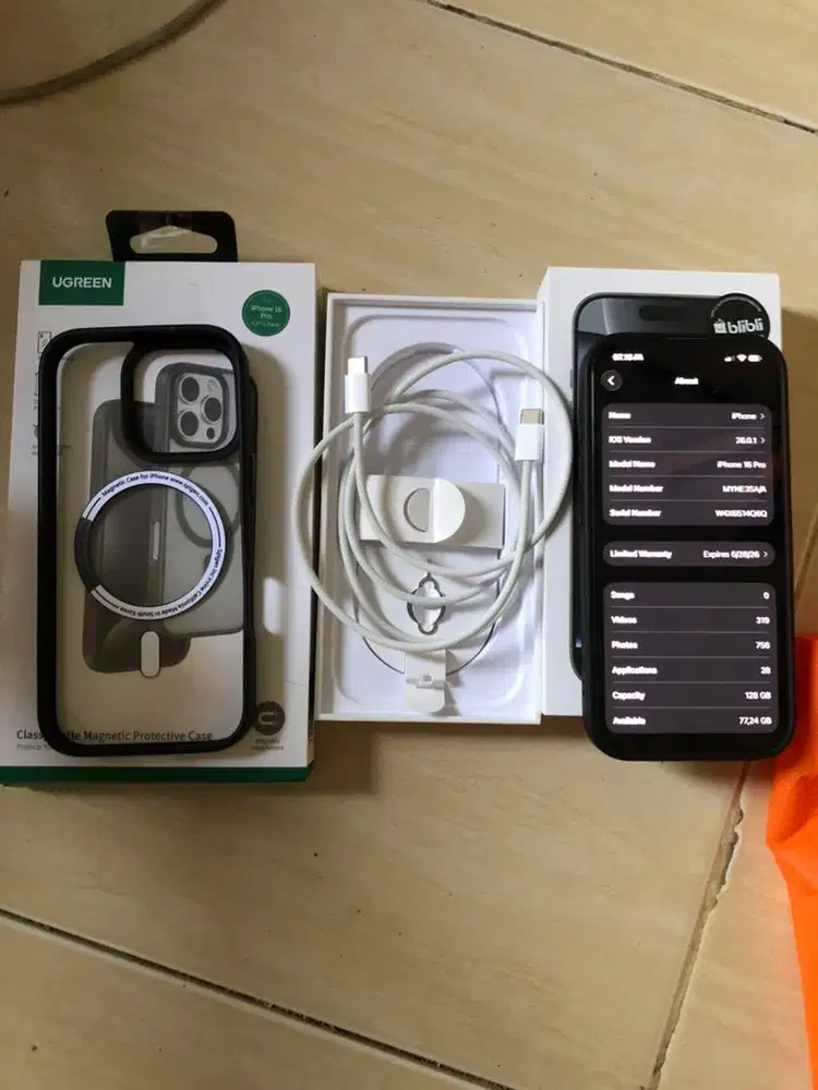 Iphone 16 pro 128 garansi RESMI ON