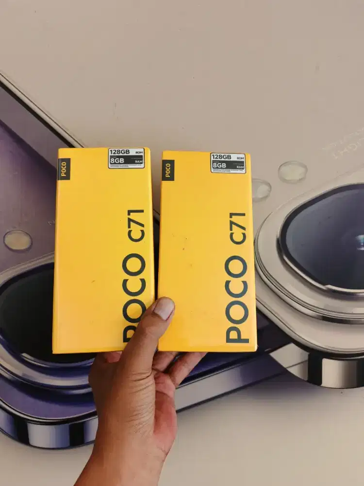 Berminat silahkan WA Poco C71 4+4/128 Garansi resmi 15bln