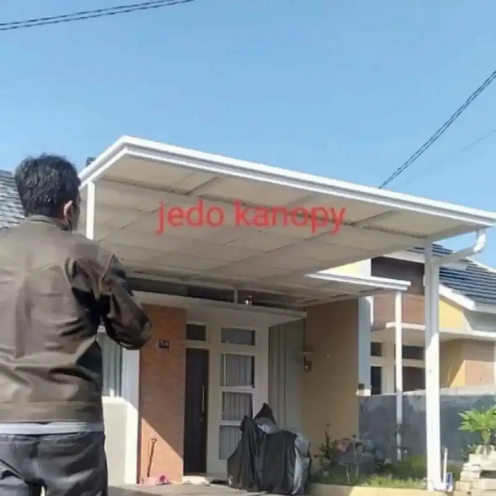 Kanopi alderon single layer talang provilan